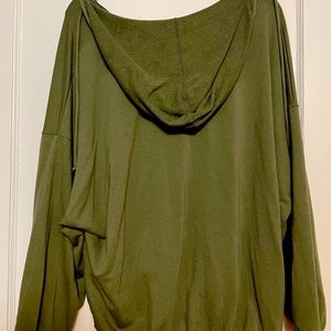 Military green aerie pullover
